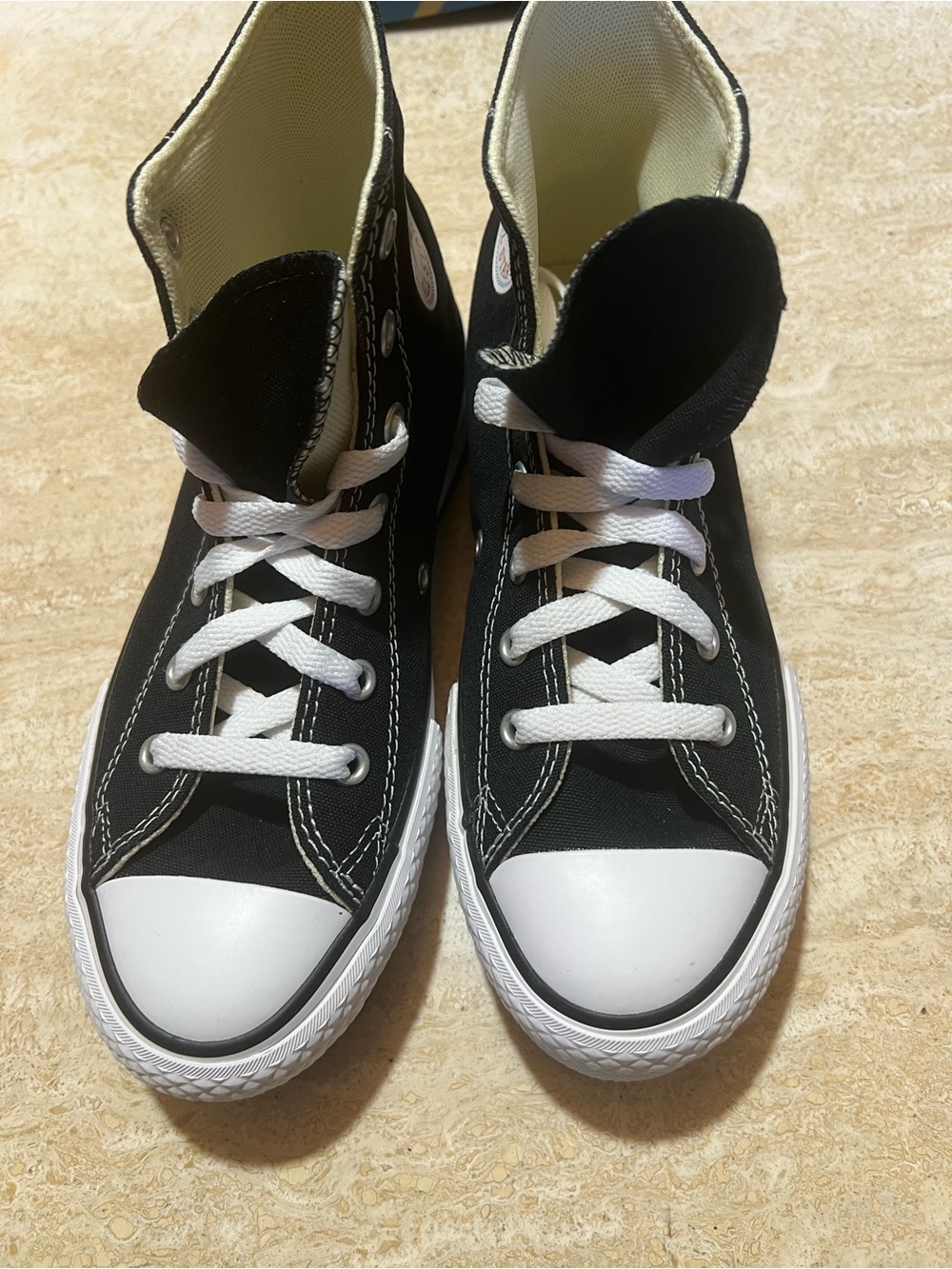 Converse Black and White Kids High-Top Sneakers